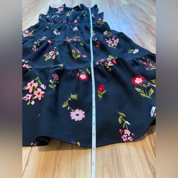 Kate Spade Ma Cherie In Bloom Floral Smocked Waist Tiered A Line Dress - Picture 10 of 10